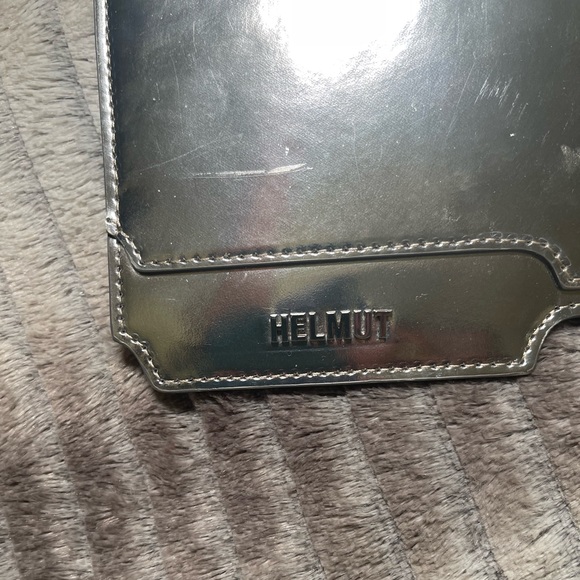 Helmut Lang FOLDER CLUTCH in silver brand new - Picture 3 of 6
